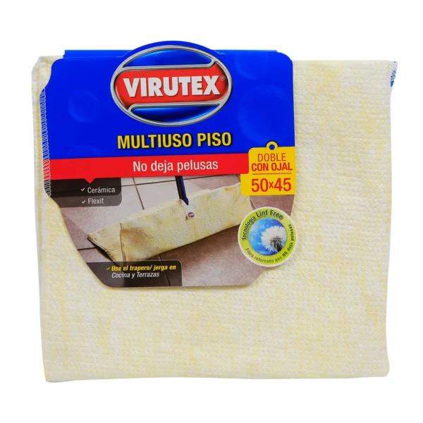 TRAPERO DOBLE C/OJAL 50X50CM VIRUTEX