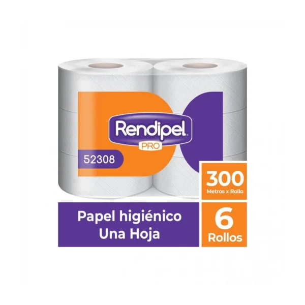 PAPEL HIGIENICO JUMBO 6X300M HS RENDIPEL
