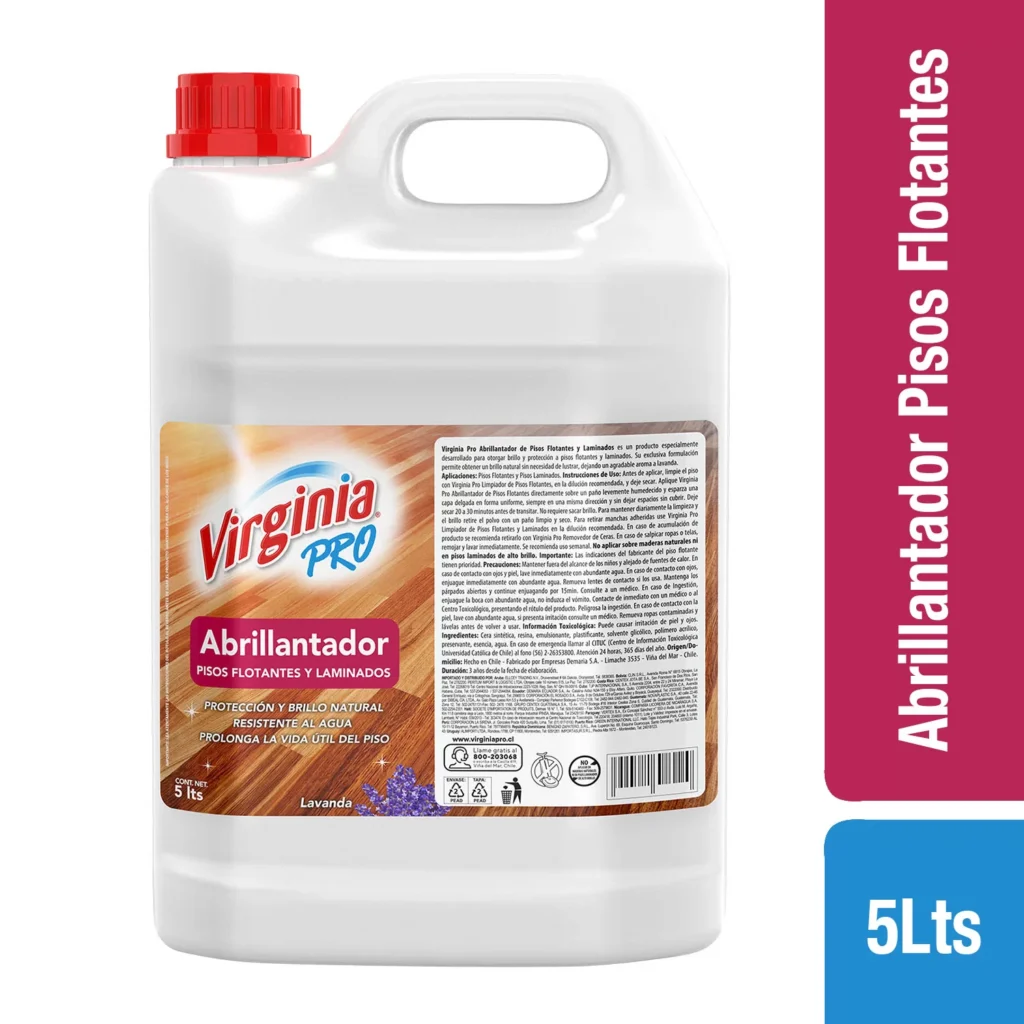 ABRILLANTADOR DE PISOS 5LT VIRGINIA UNIDAD