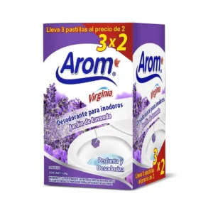 DESODORANTE AMBIENTAL WC PASTILLA 3X2 120GR LAVANDA AROM