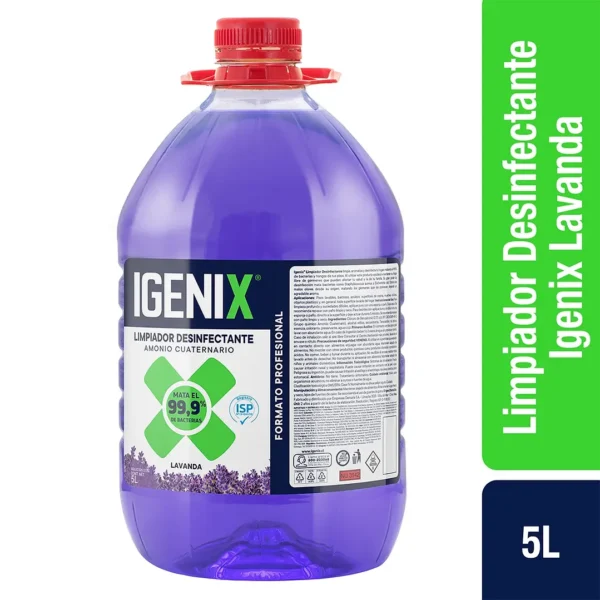 LIMPIADOR DESINFECTANTE VAINILLA IGENIX 5LT
